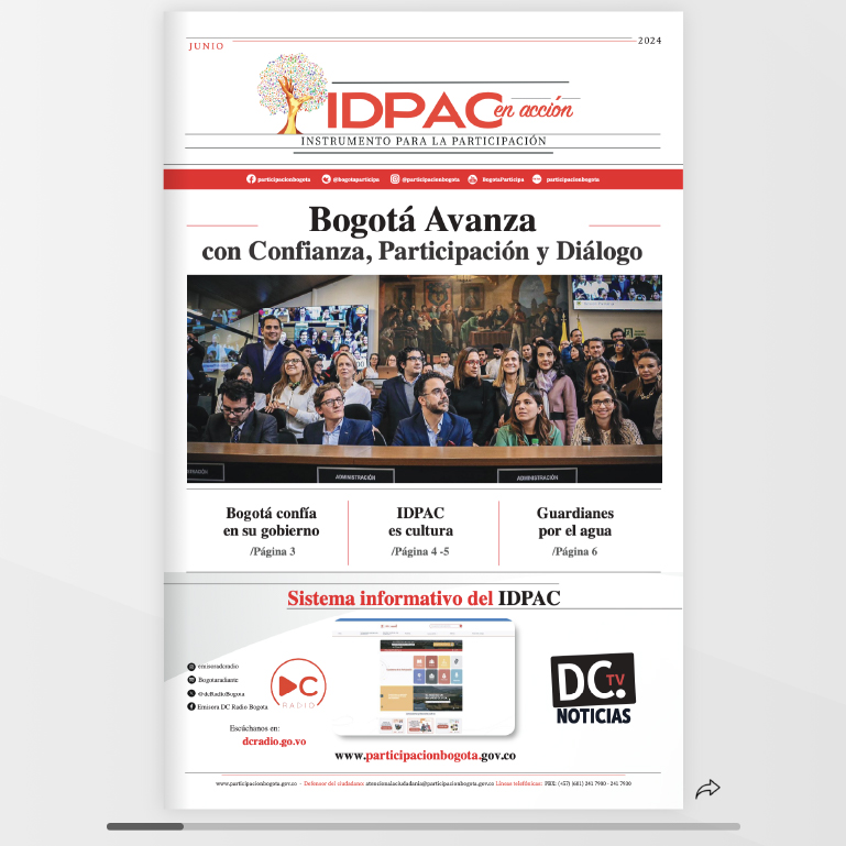 Participación - Bogotá Avanza con Confianza, Participación y Diálogo