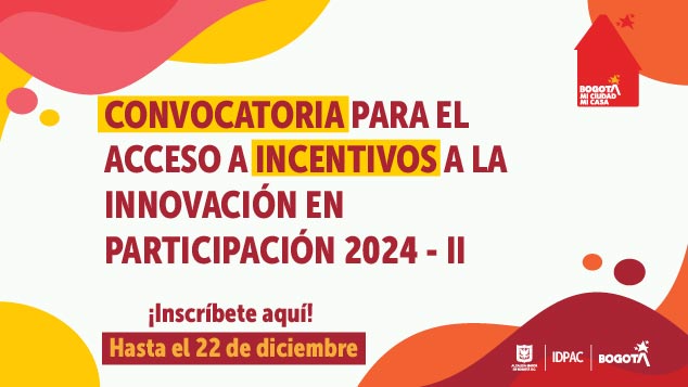 Incentivos a la Innovación en Participación 2024 - II