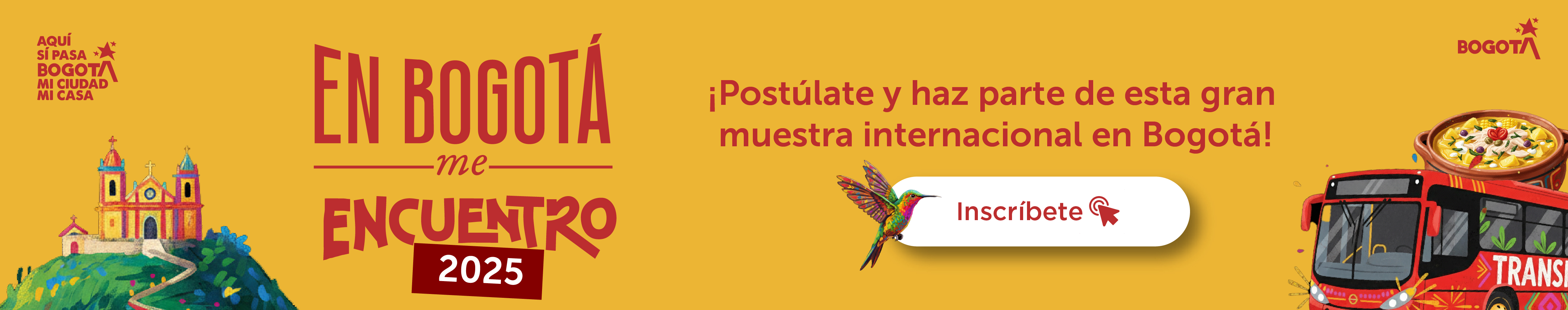 Postúlate y haz parte de esta gran muestra internacional en Bogotá