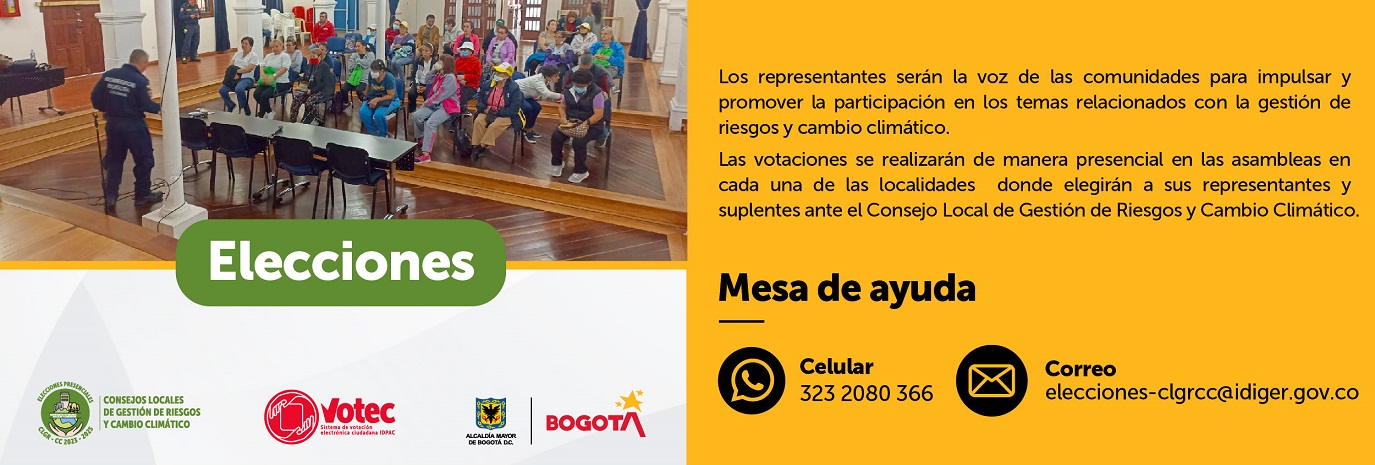 Banner elecciones IDIGER