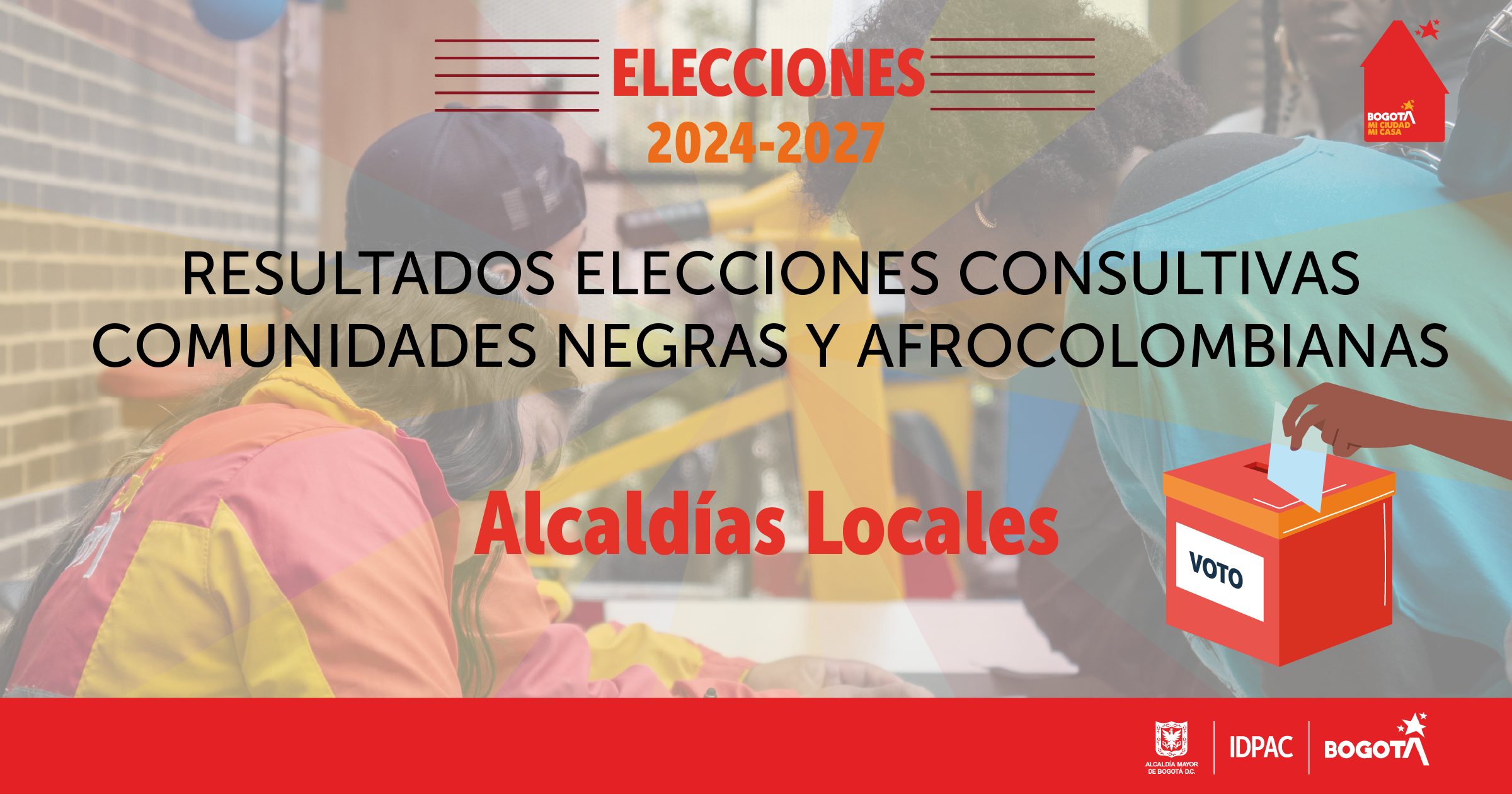 Más de 1.700 ciudadanos participaron en elecciones consultivas de comunidades negras y afrocolombianas en  Bogotá.