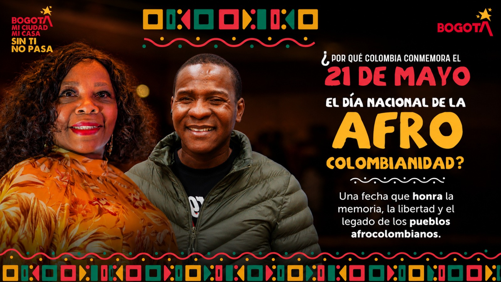 Conoce por qué Colombia conmemora el 21 de mayo el Día Nacional de la Afrocolombianidad, una fecha para honrar la memoria, la libertad y el legado de los pueblos afrocolombianos.