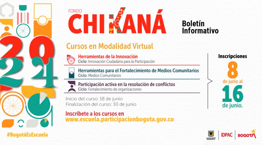 Se abren inscripciones para cursos gratuitos de innovación, medios comunitarios y resolución de conflictos