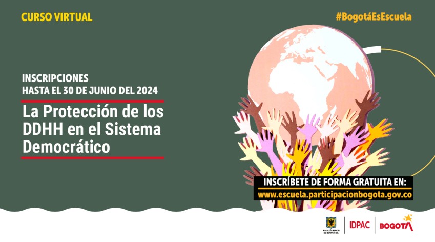 IDPAC abre inscripciones para cursos gratuitos y certificables en Derechos Humanos, Organizaciones Comunales e Innovación 