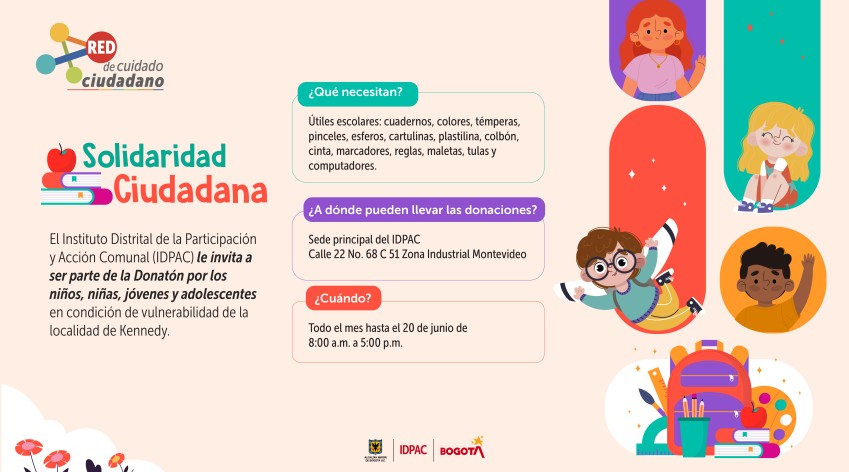 Sigue donatón para los niños de Patio Bonito, en la localidad de Kennedy