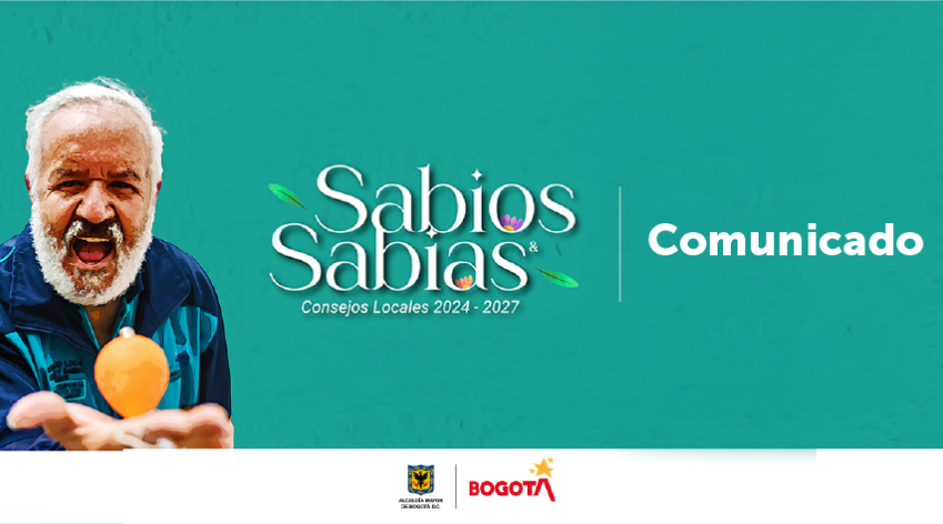 Comunicado - Proceso Eleccionario Consejos de Sabios y Sabias de Bogotá